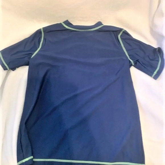 Carters rash guard/ swim shirt "Shark Squad" EUC - Picture 3 of 3